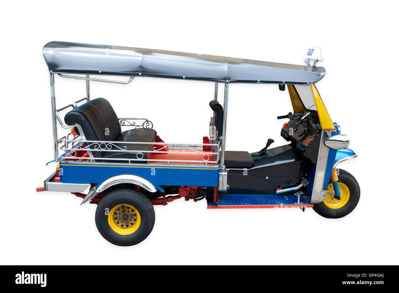 Tuktuk taxi in Tailandia Foto Stock