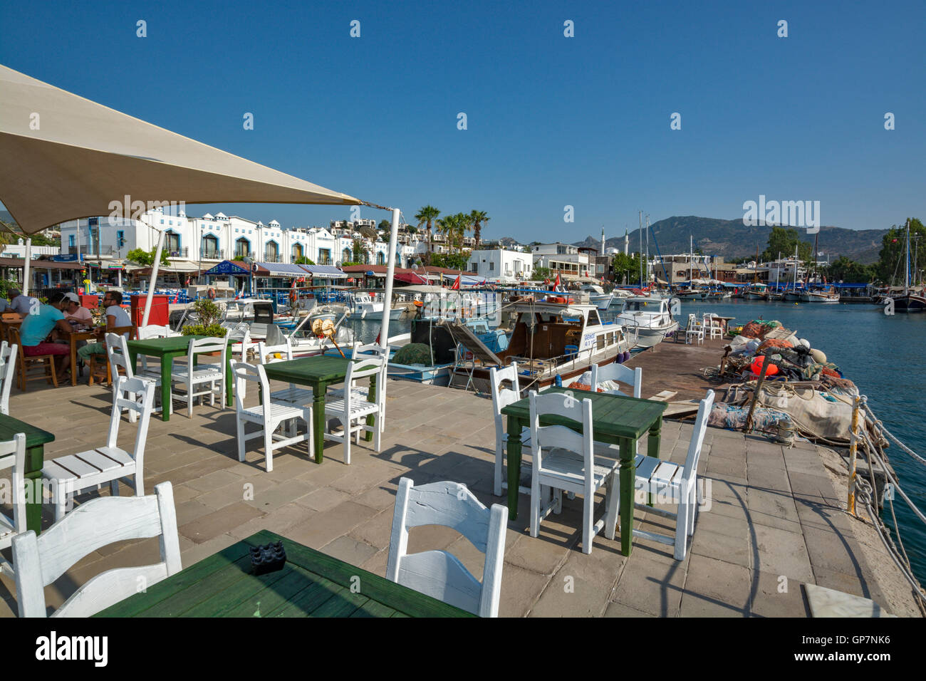 Yalikavak village,Bodrum,costa egea della Turchia Foto Stock