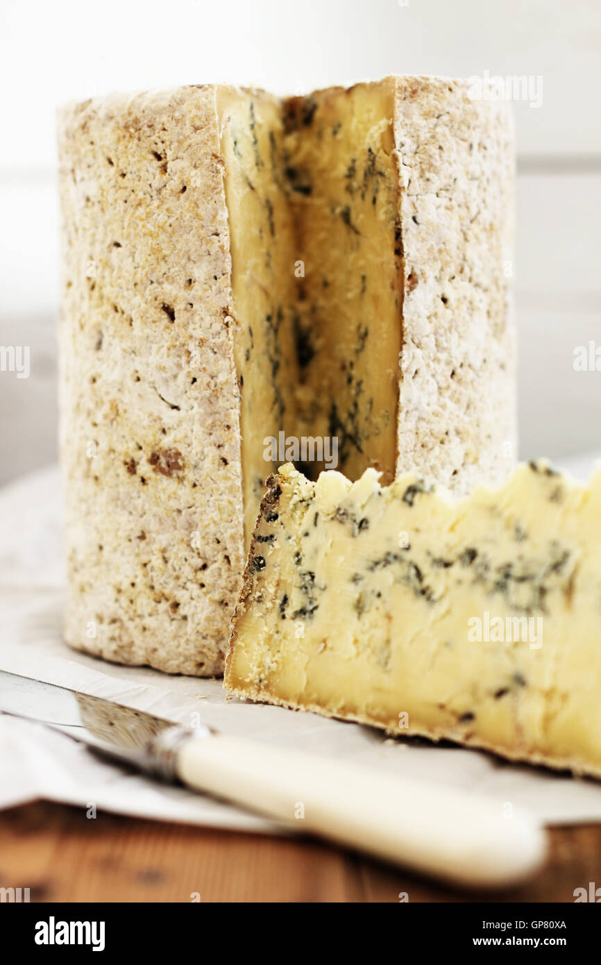 Formaggio di Stilton Foto Stock