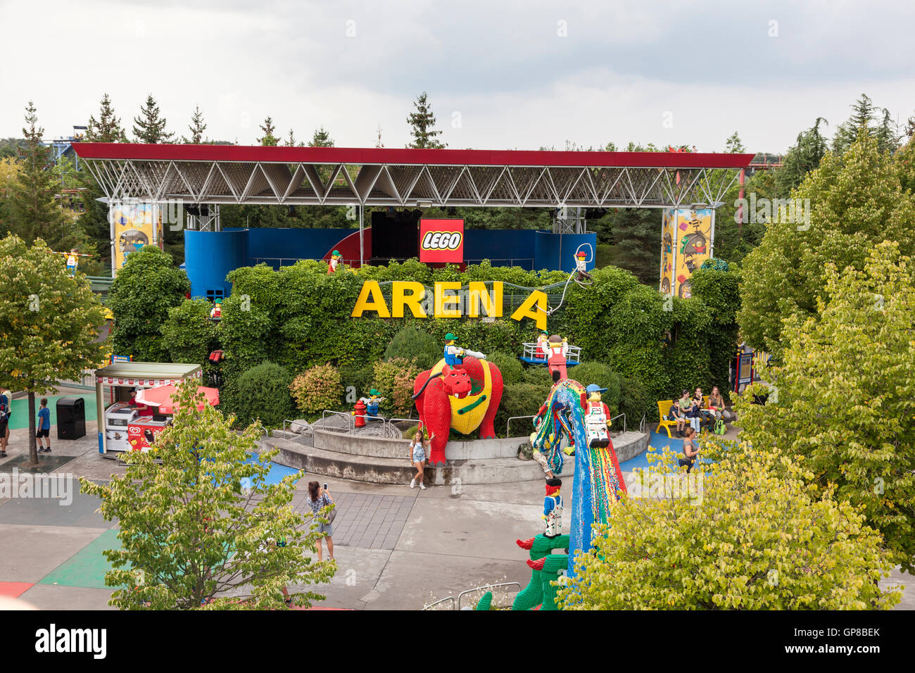 L'Arena a Legoland Germania Foto Stock
