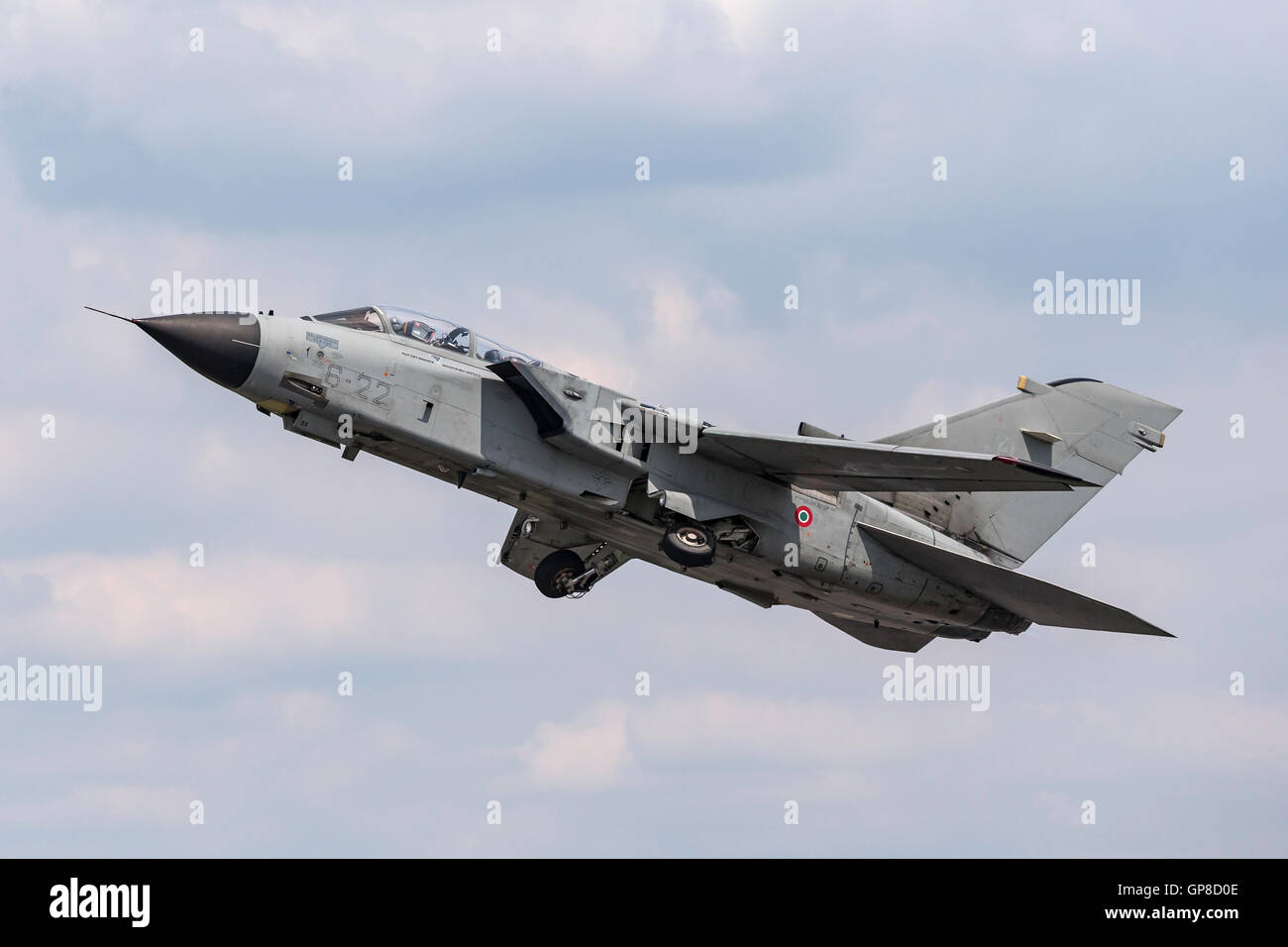 Panavia Tornado dalla forza aerea italiana prova di volo squadrone Reparto Sperimentale Volo. Foto Stock