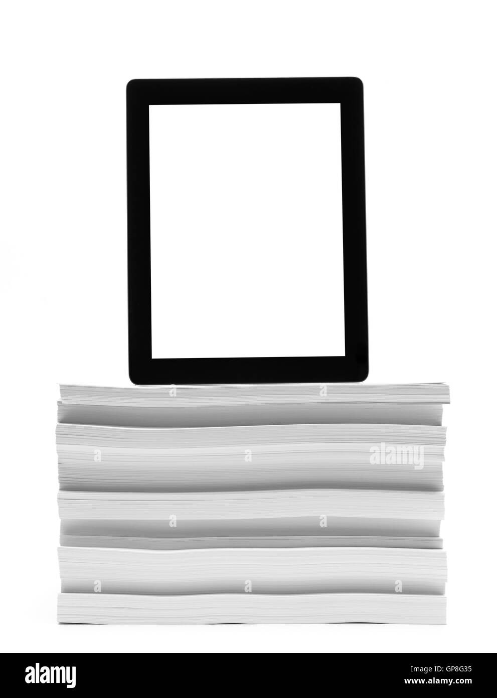 Tablet con spazio per la copia Foto Stock