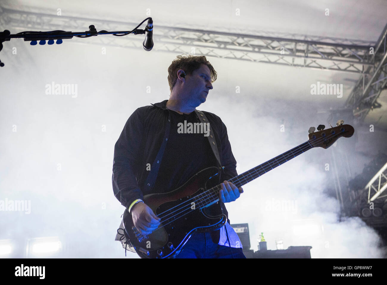 Segrate milano, Italia 2 settembre 2016 redattori eseguire live al Circolo Magnolia Credito: Roberto Finizio/ Alamy Live News Foto Stock