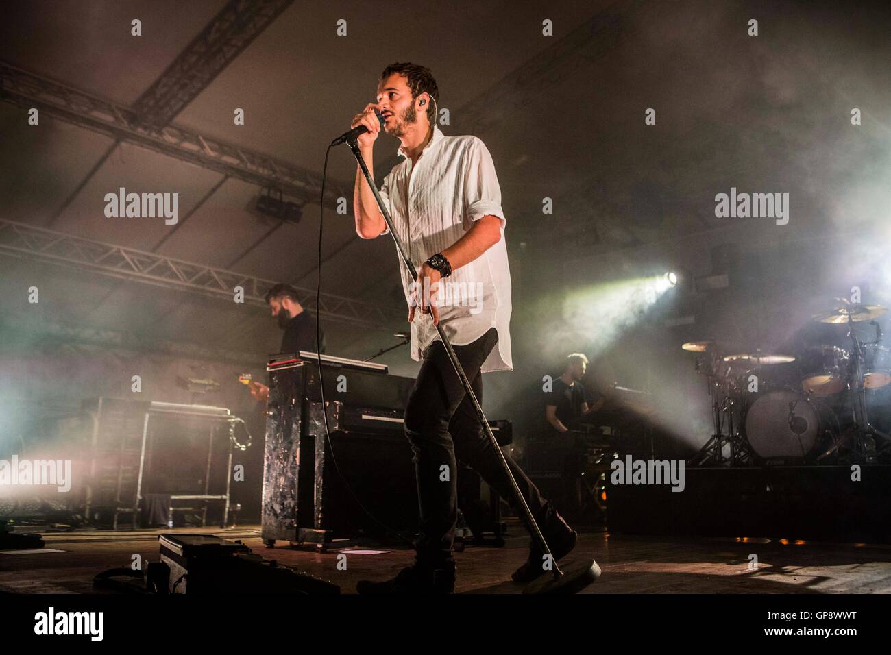 Segrate milano, Italia 2 settembre 2016 redattori eseguire live al Circolo Magnolia Credito: Roberto Finizio/ Alamy Live News Foto Stock