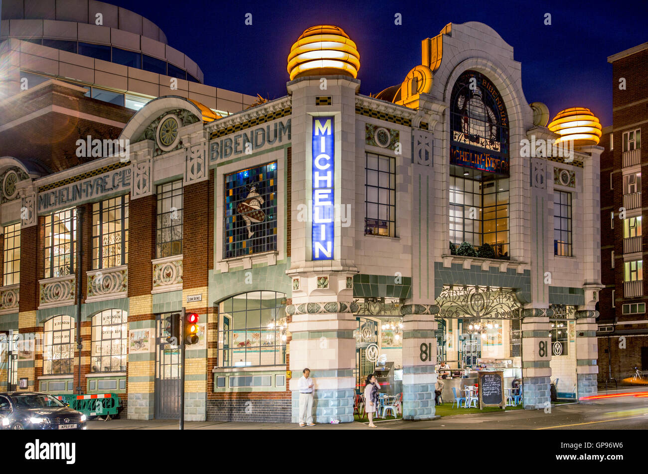 La Michelin Building in Fulham Road London REGNO UNITO Foto Stock