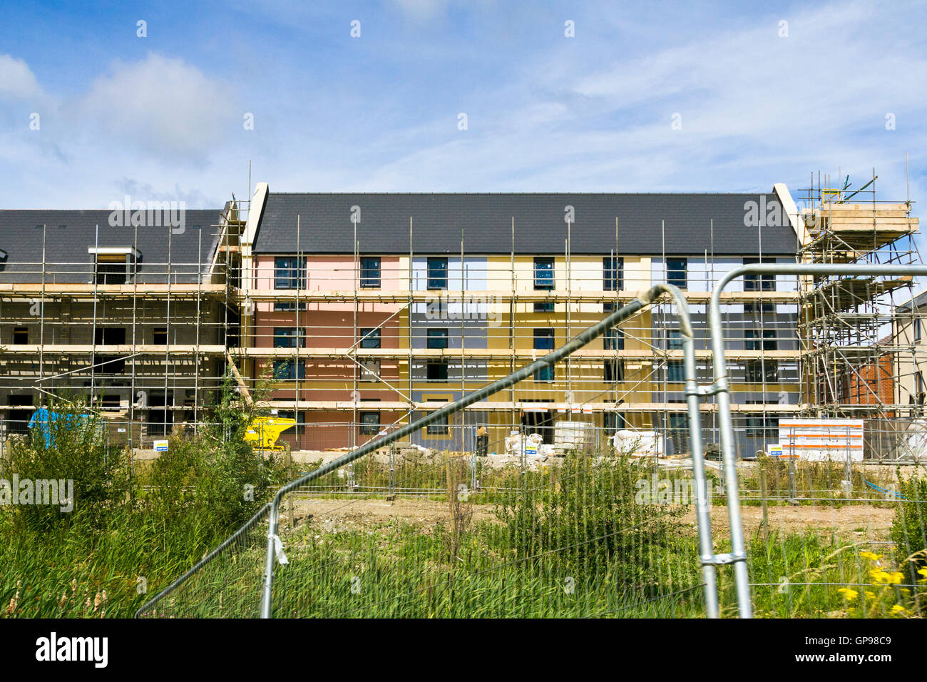 Edilizia e costruzione di nuove case in Bristol, Regno Unito Foto Stock