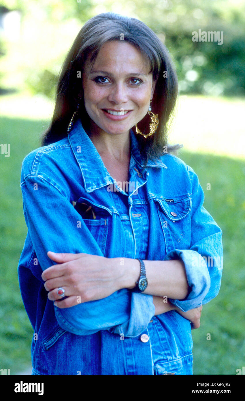 LENA OLIN attrice svedese sposata con il regista Lars Hallström Foto Stock