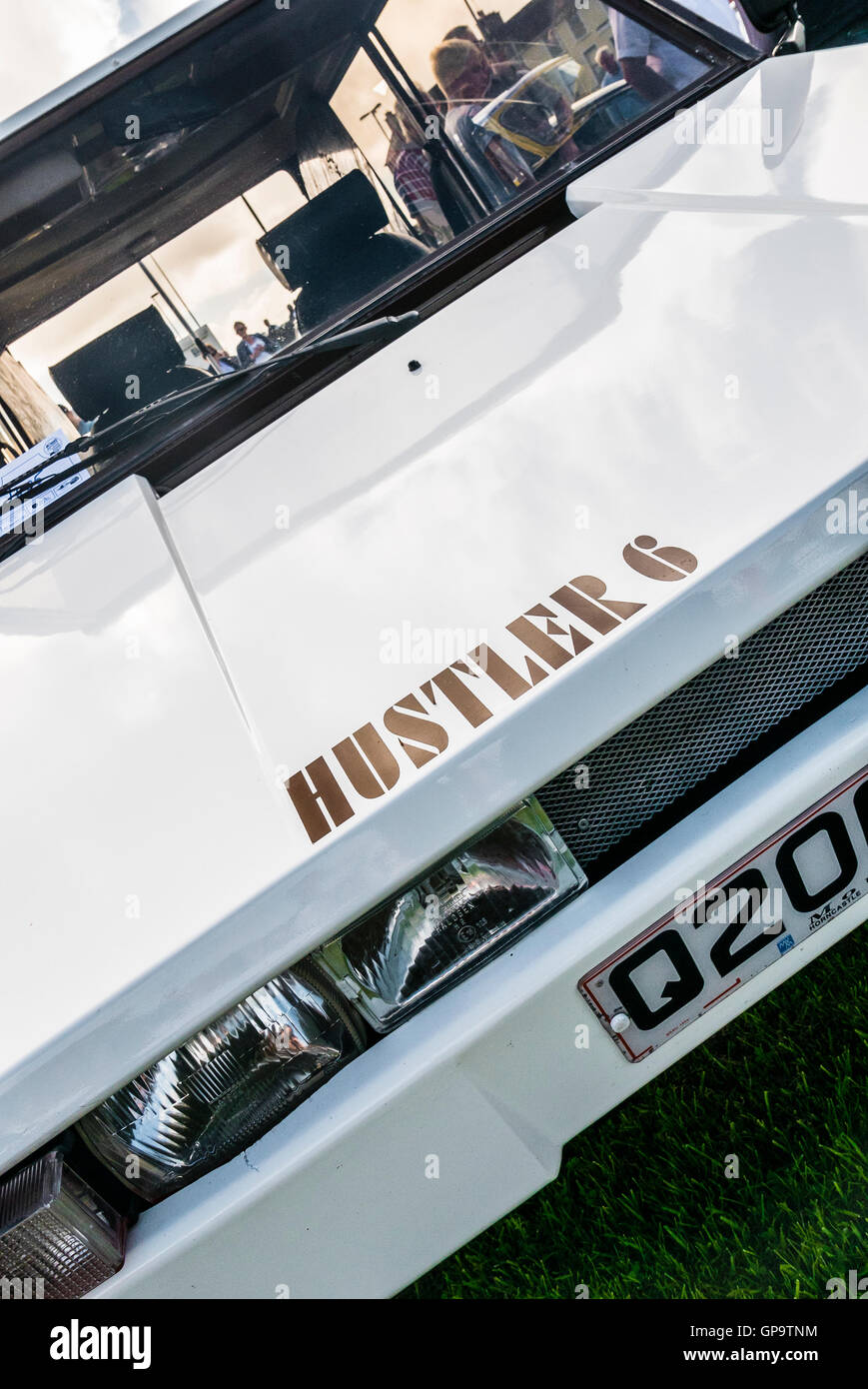 Hustler 6 6 ruote di kit car, basato su un Mini e progettato da Aston Martin Lagonda's William città. Foto Stock