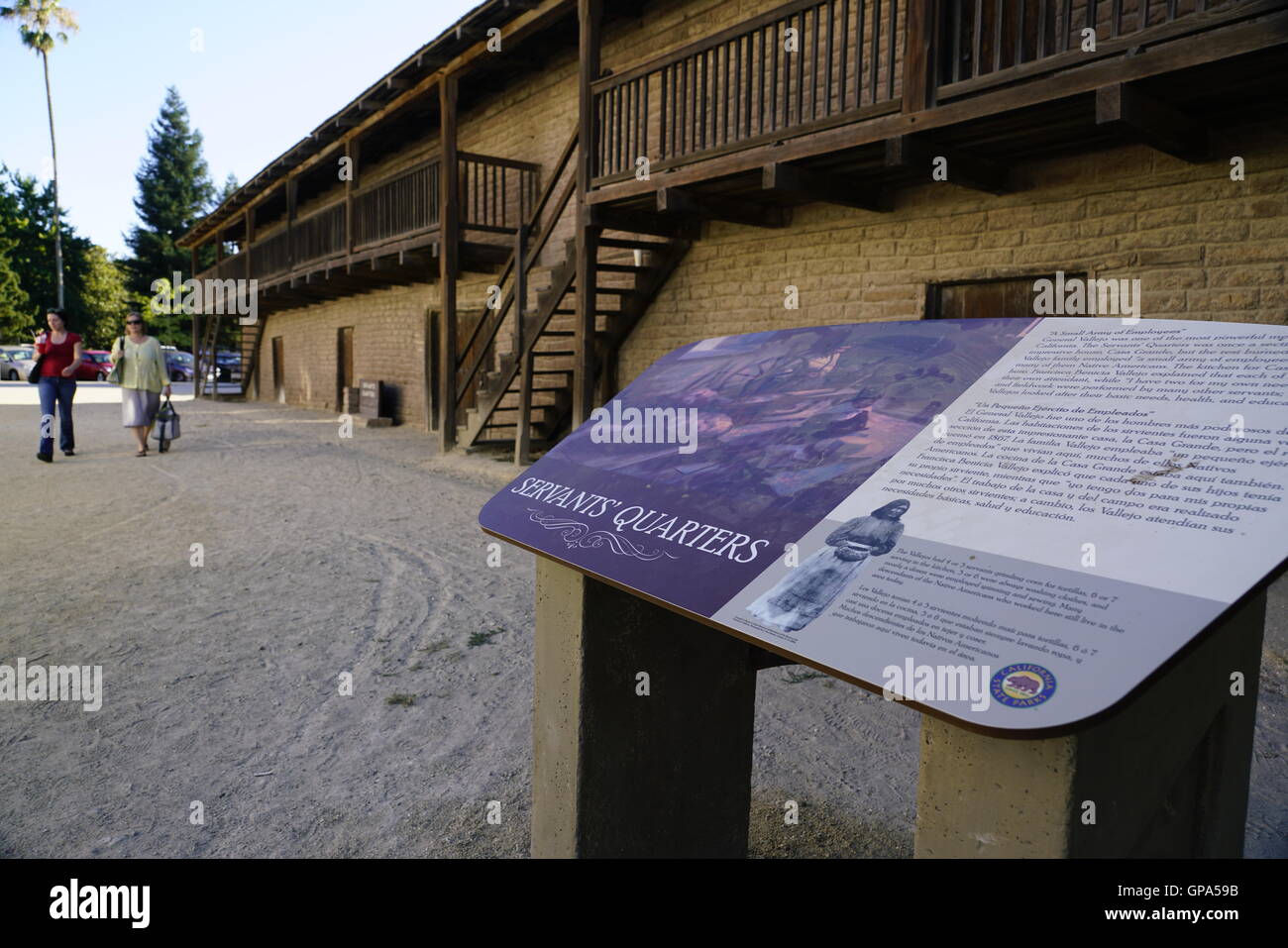 Le architetture storiche in Sonoma State Historic Park.Sonoma,Napa Valley, California , Stati Uniti Foto Stock