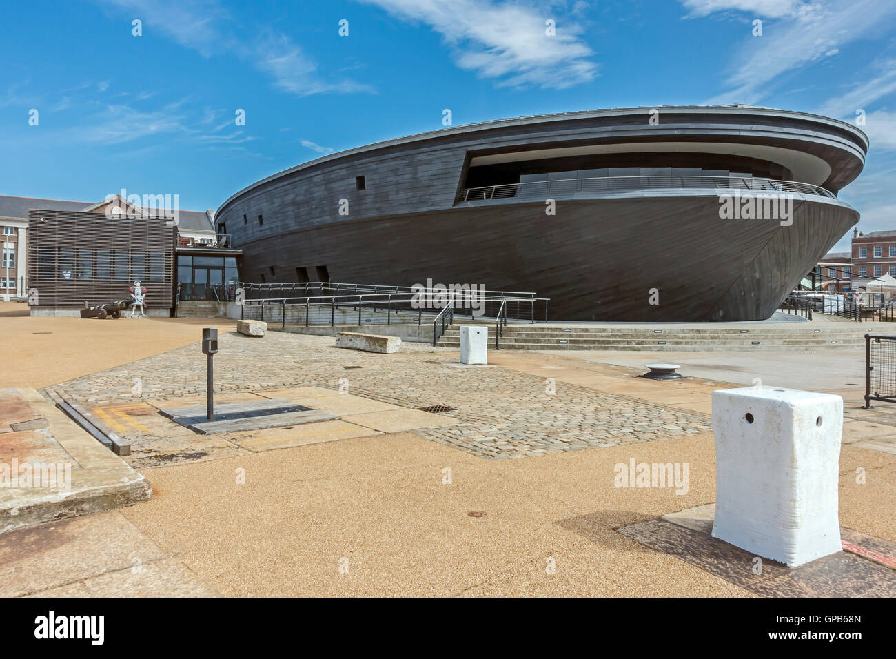 Il Mary Rose Museum di Portsmouth Historic Dockyard Portsmouth Inghilterra Foto Stock