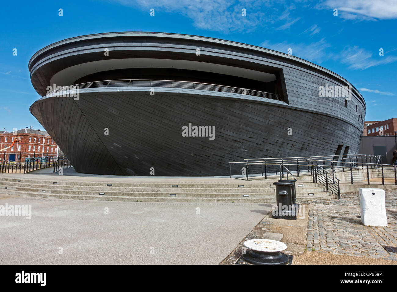 Il Mary Rose Museum di Portsmouth Historic Dockyard Portsmouth Inghilterra Foto Stock
