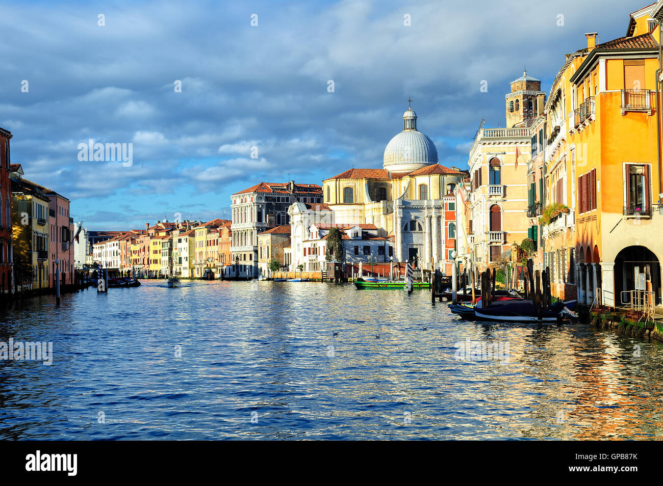 Il Grand Canal, Venezia, Italia Foto Stock