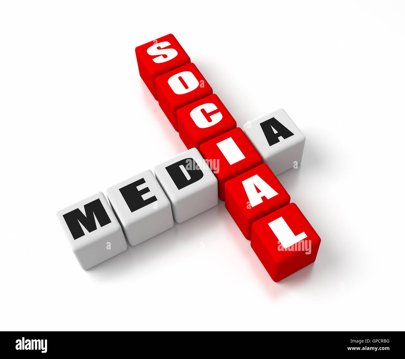 Social Media Foto Stock