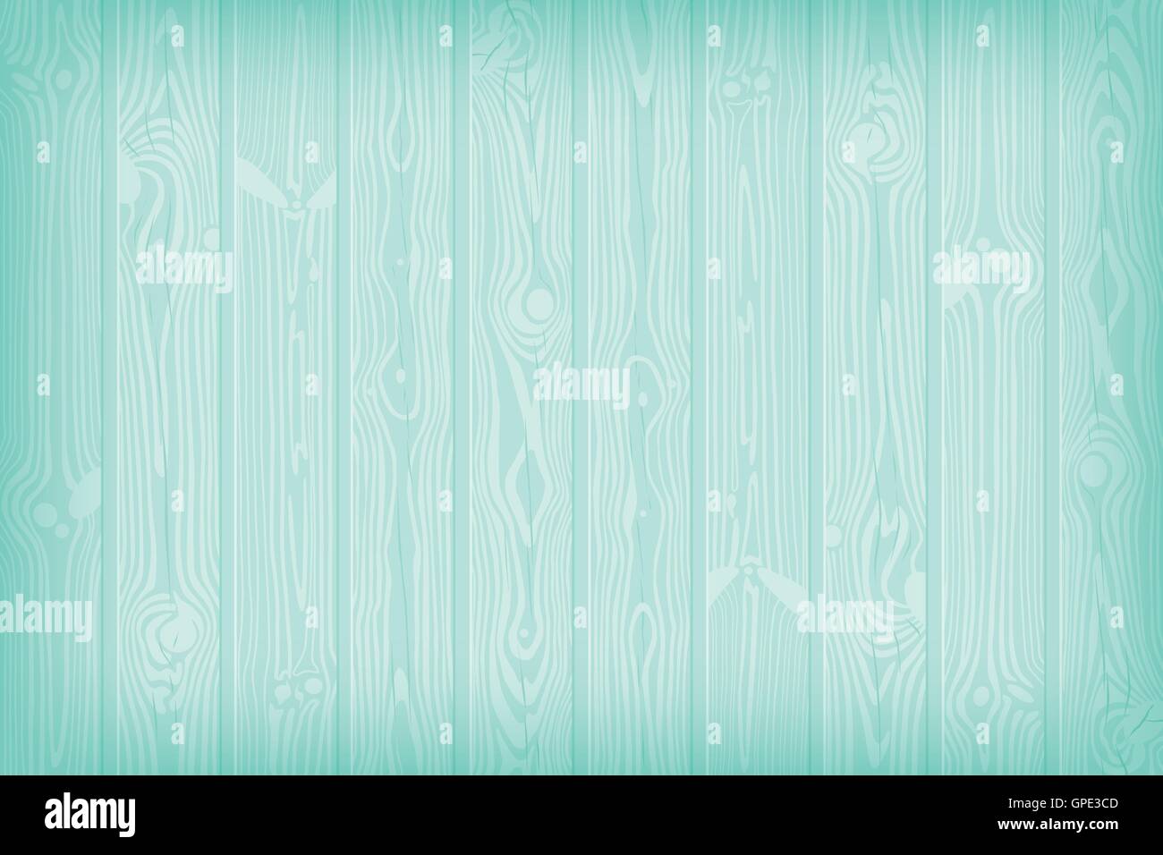 Textured blu sullo sfondo di legno con nodi e crepe estate illustrazione vettoriale Illustrazione Vettoriale