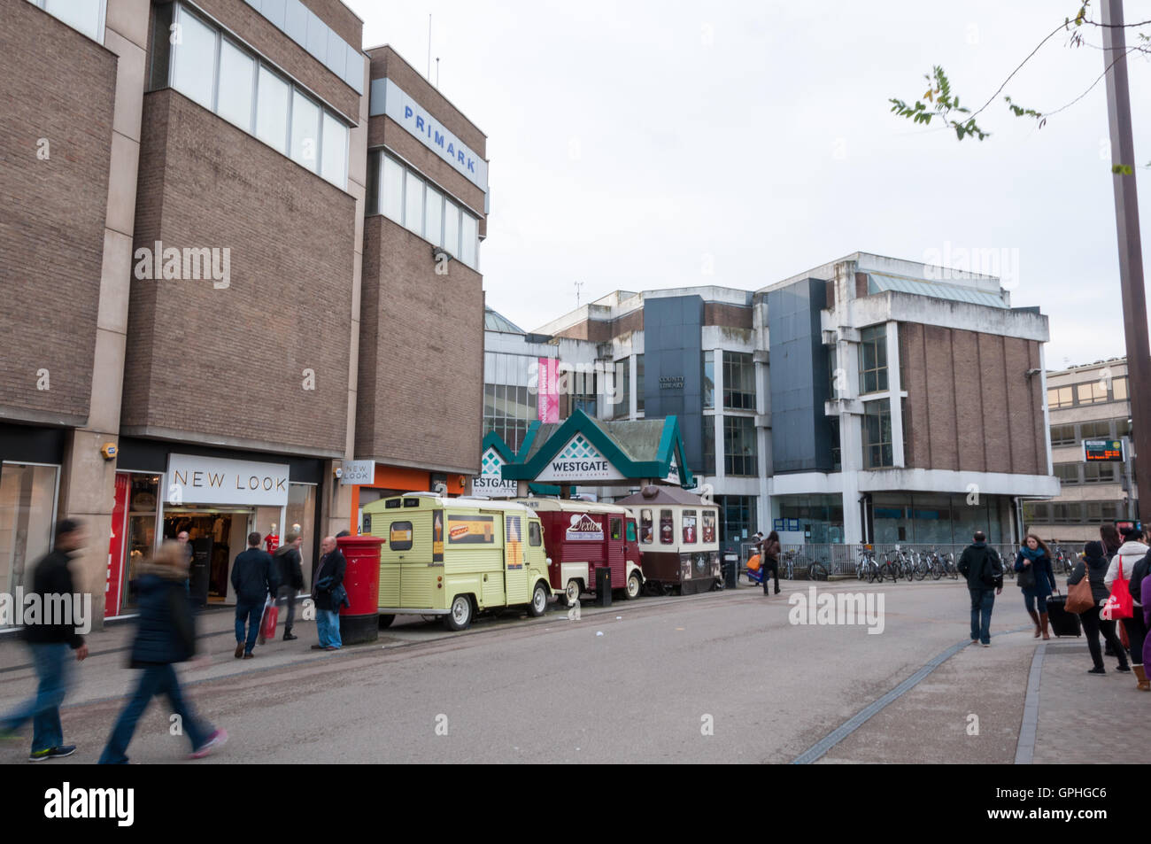 Westgate Shopping Center di Oxford (demolita nel 2016), Regno Unito Foto Stock