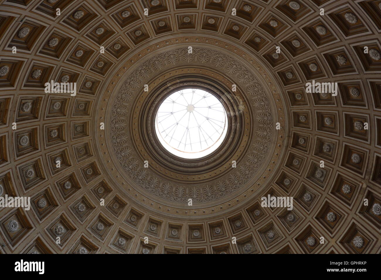 Cupola in Musei Vaticani Foto Stock