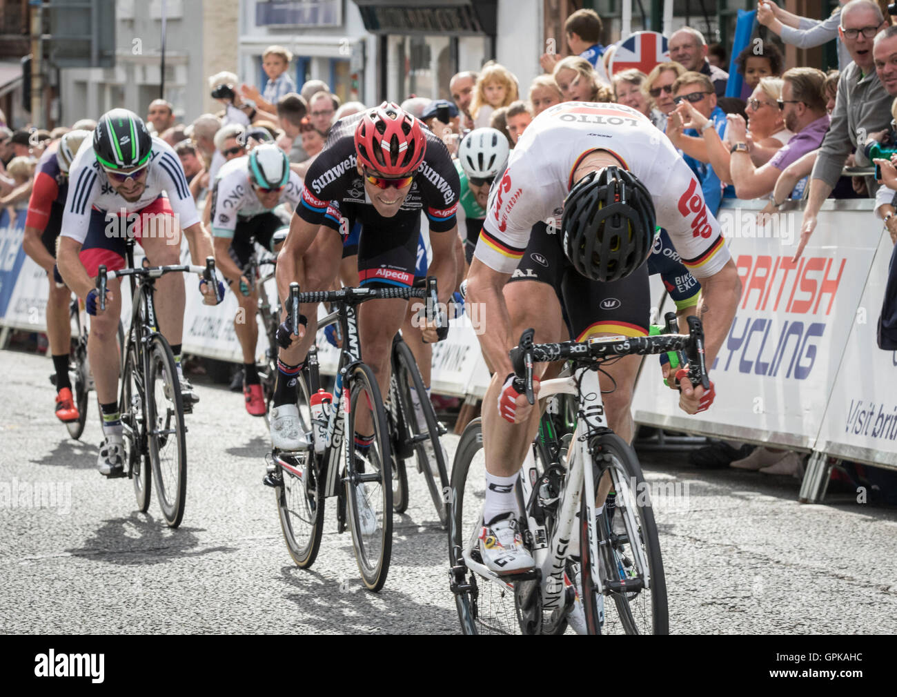Castle Douglas, Scotland, Regno Unito. Il 4 settembre, 2016. André GREIPEL Castle Douglas tour della Gran Bretagna Credito: Kim Ayres/Alamy Live News Foto Stock