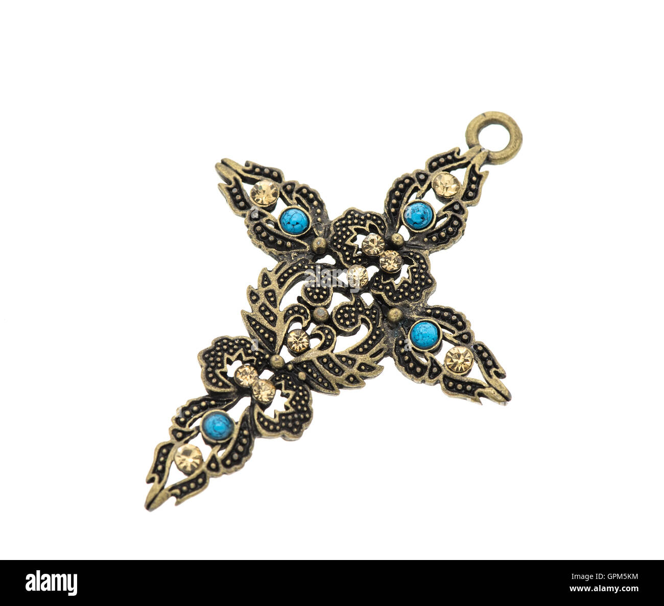 Chiusura del pendente a croce Foto Stock