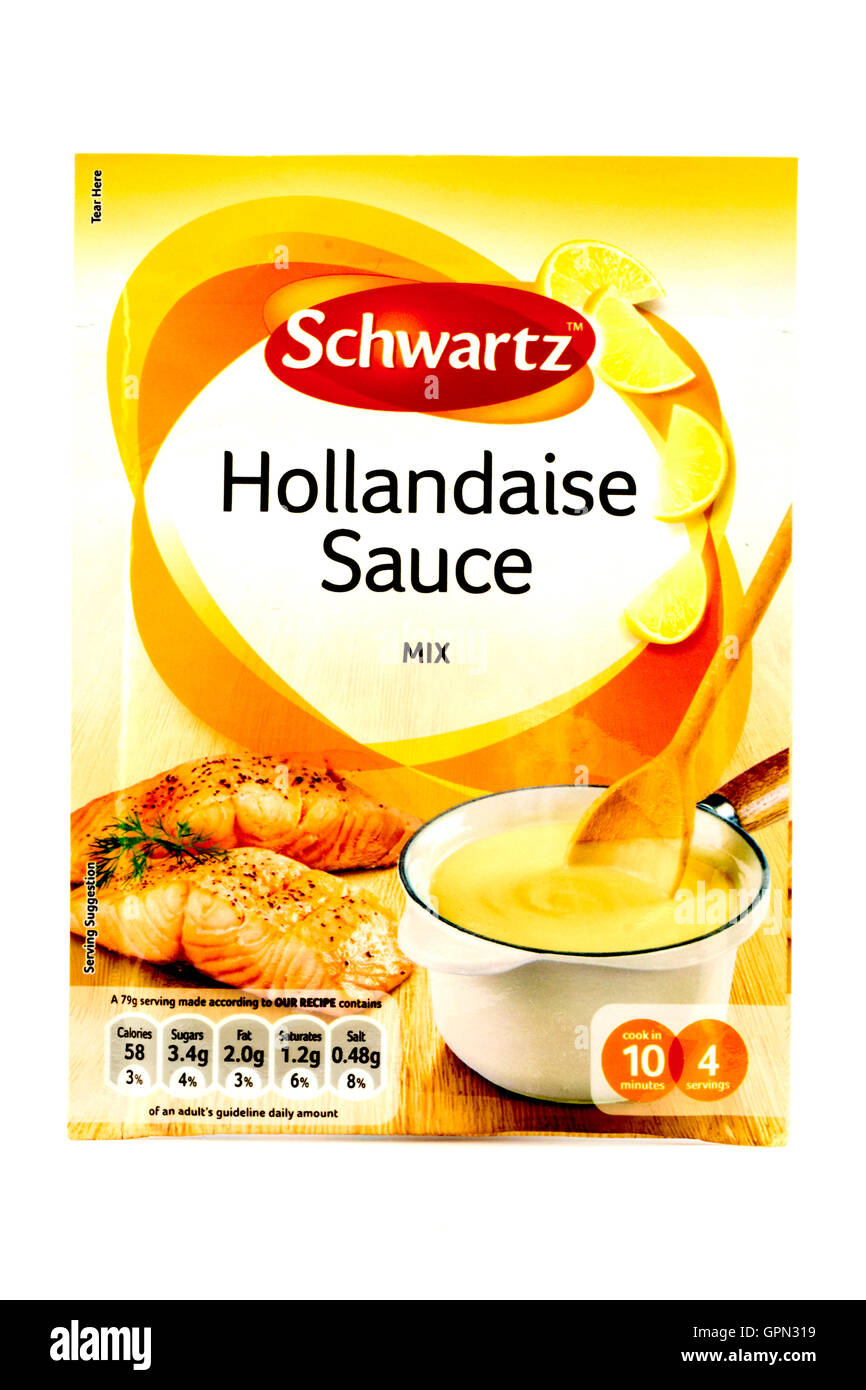 Schwartz Salsa Olandese ricetta Mix Foto Stock
