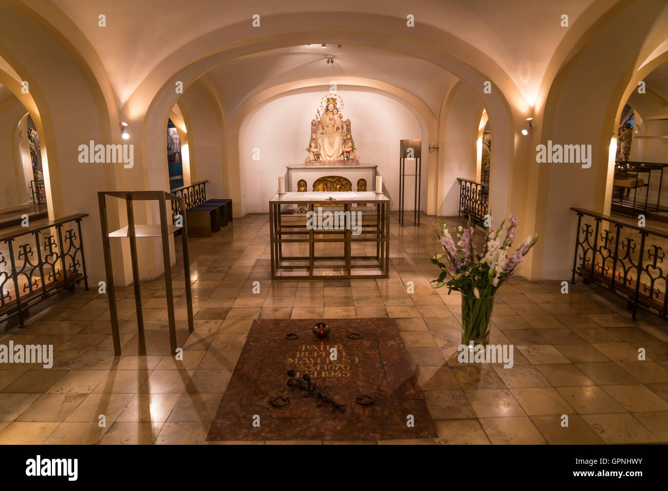 Chiesa inferiore del cittadino Bürgersaal's Hall di Monaco di Baviera, Germania Foto Stock