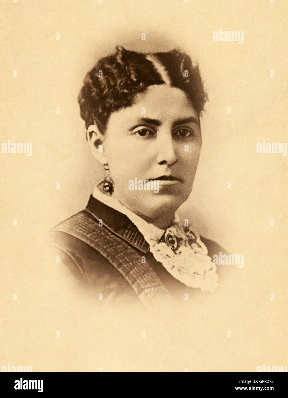 Lucy giovani Bliss (1841-1876), il musicista moglie del celebre inno cristiano scrittore Philip Paul Bliss. Foto Stock