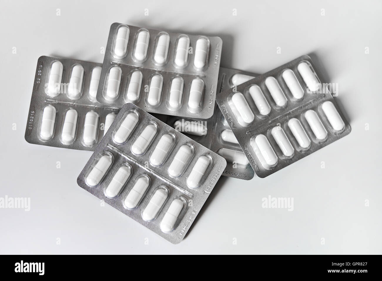 Meldonium (noto anche come Mildronate) capsule Foto Stock