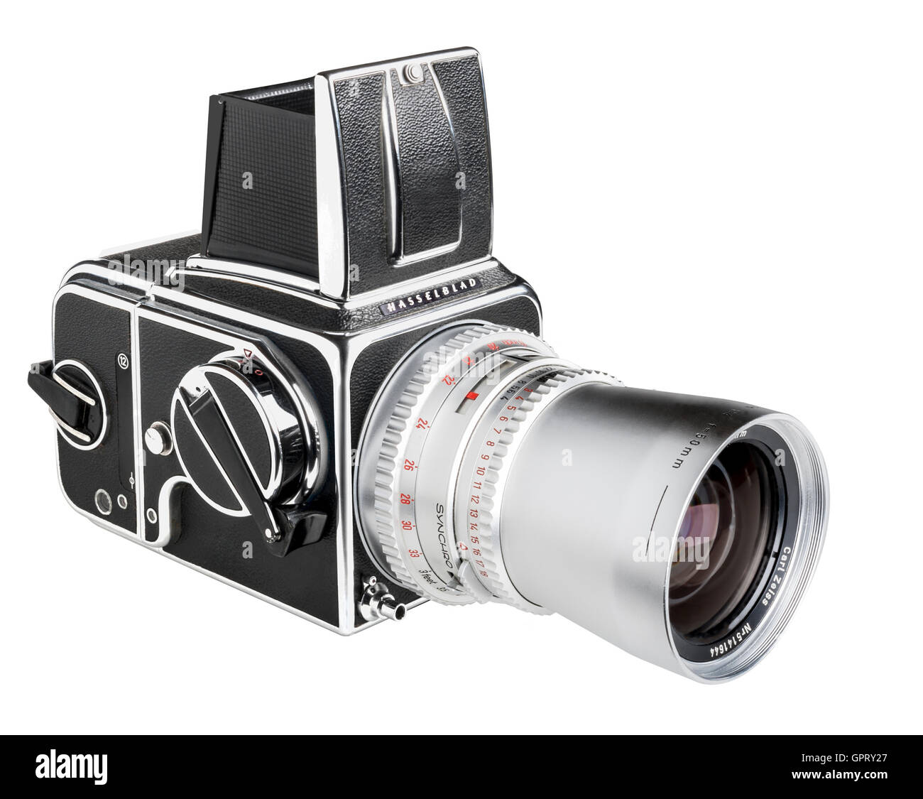 Raro 1972 Hasselblad 500 cm con C la designazione con obiettivo da 50 mm Foto Stock