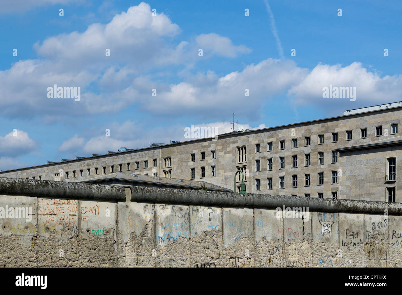 Muro di Berlino Foto Stock