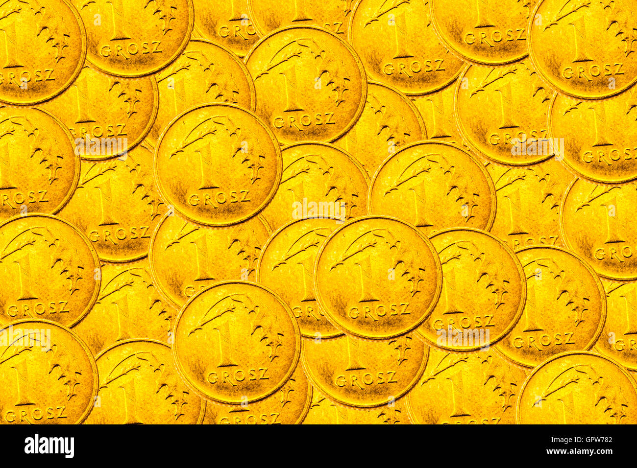 Valuta polacca Foto Stock