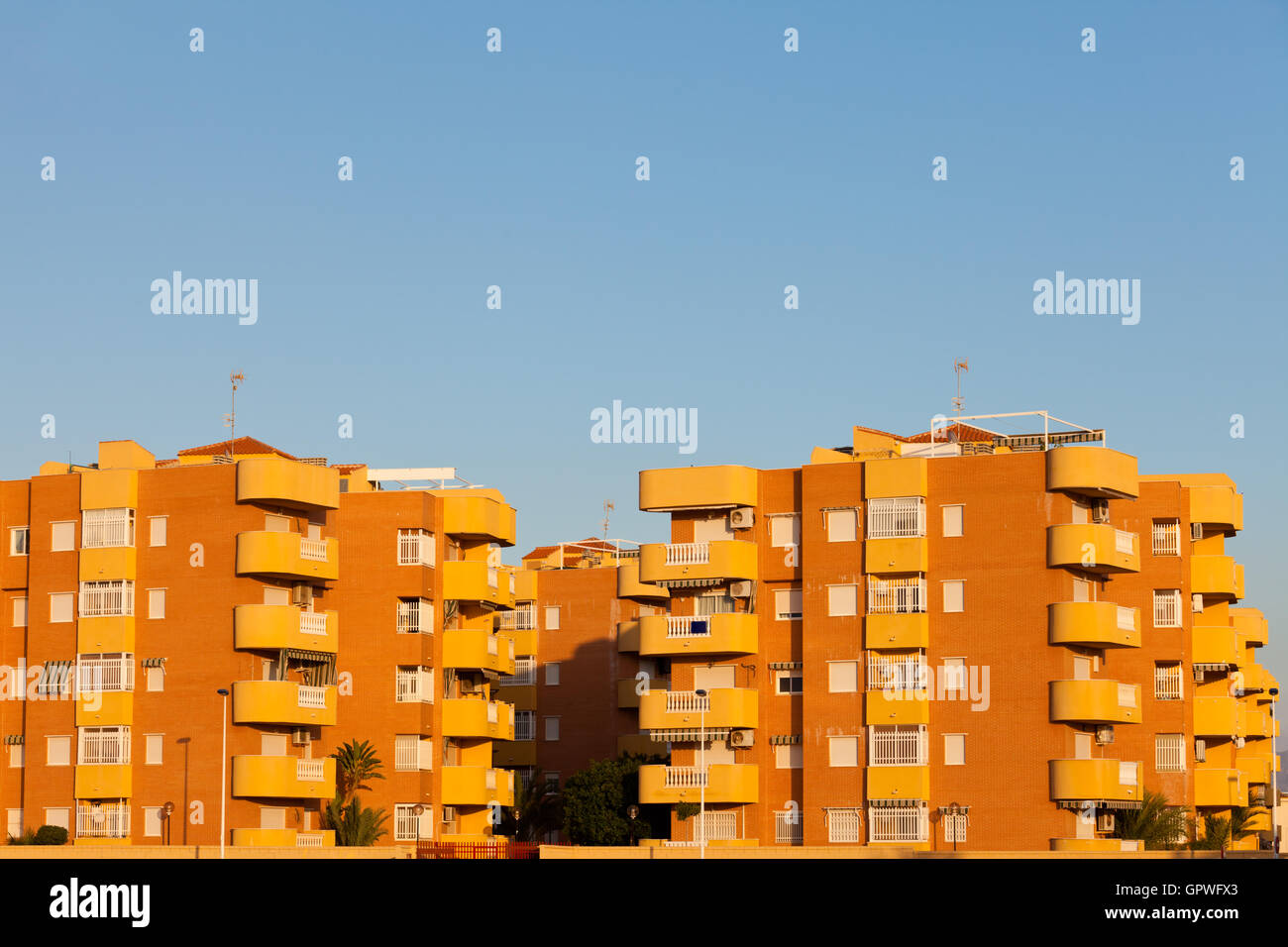 Architettura moderna unita' appartamento in Spagna Foto Stock