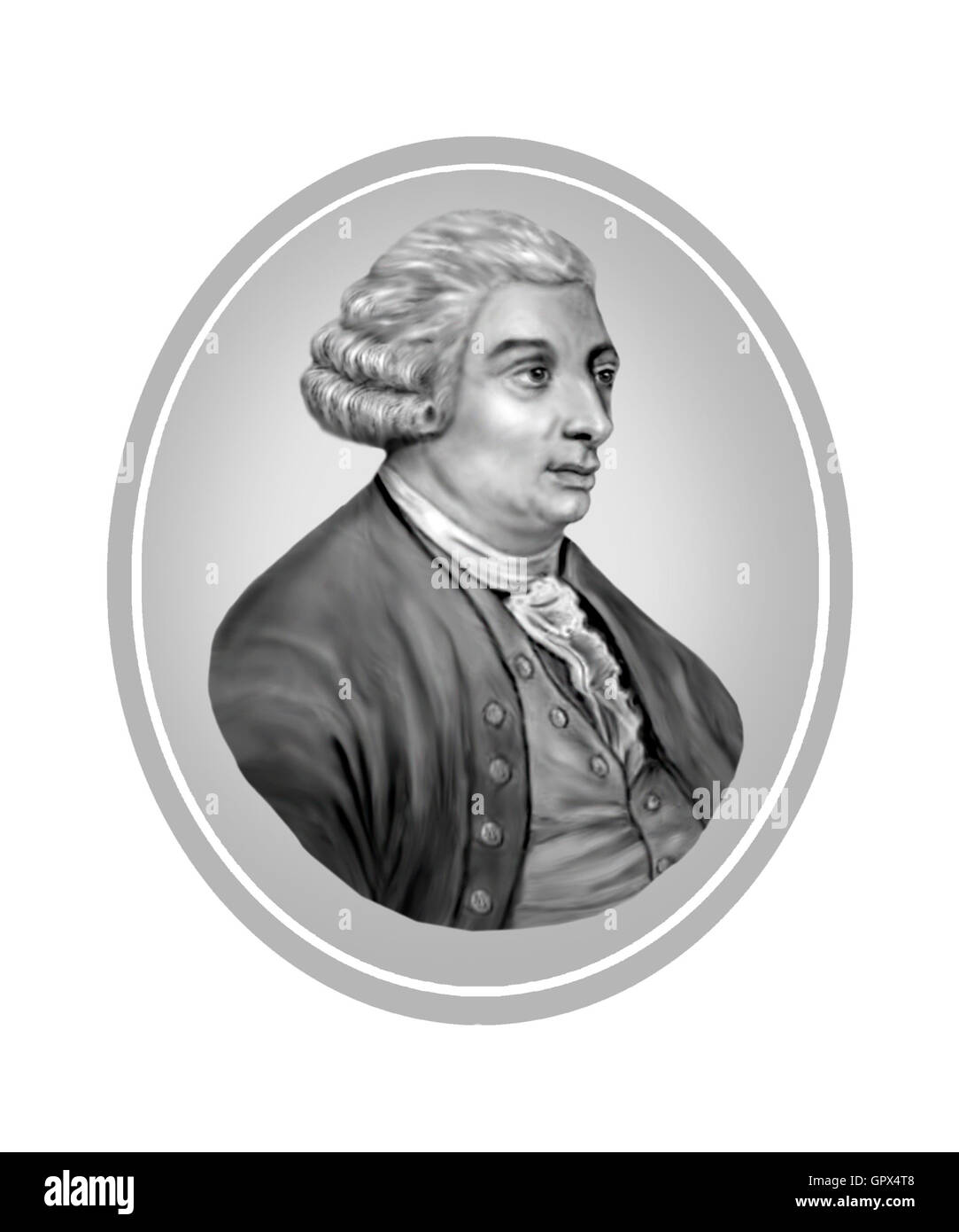 David Hume, 1711-1776, filosofo, storico Foto Stock