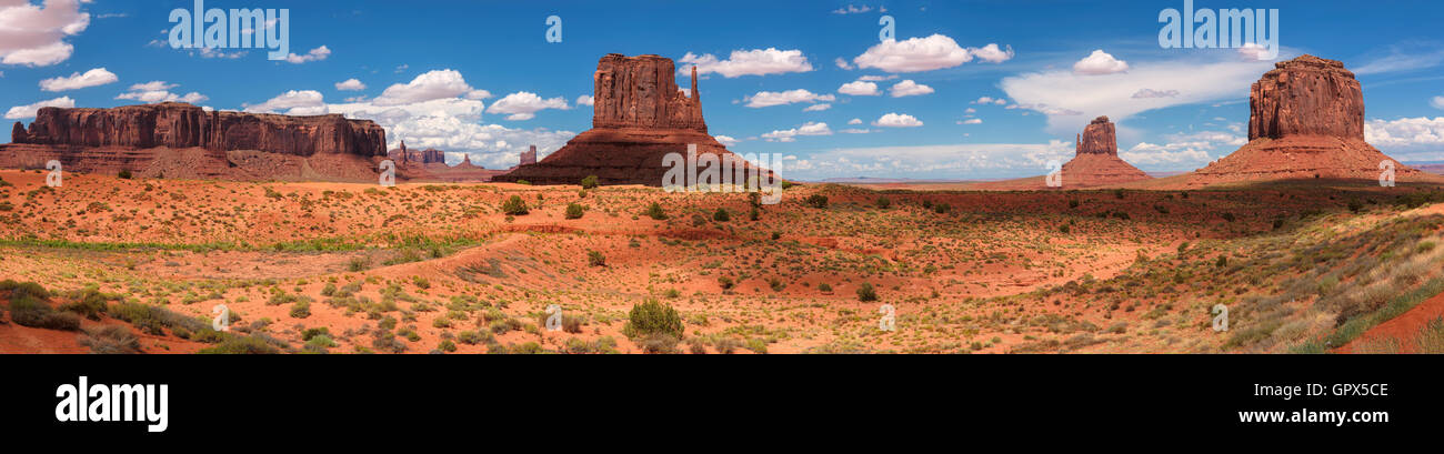 Panorama della valle monumento, Utah Foto Stock
