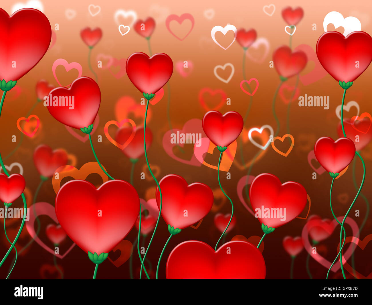 7 Di Cuori Significato Sfondo di cuori rossi immagini e fotografie stock ad alta risoluzione