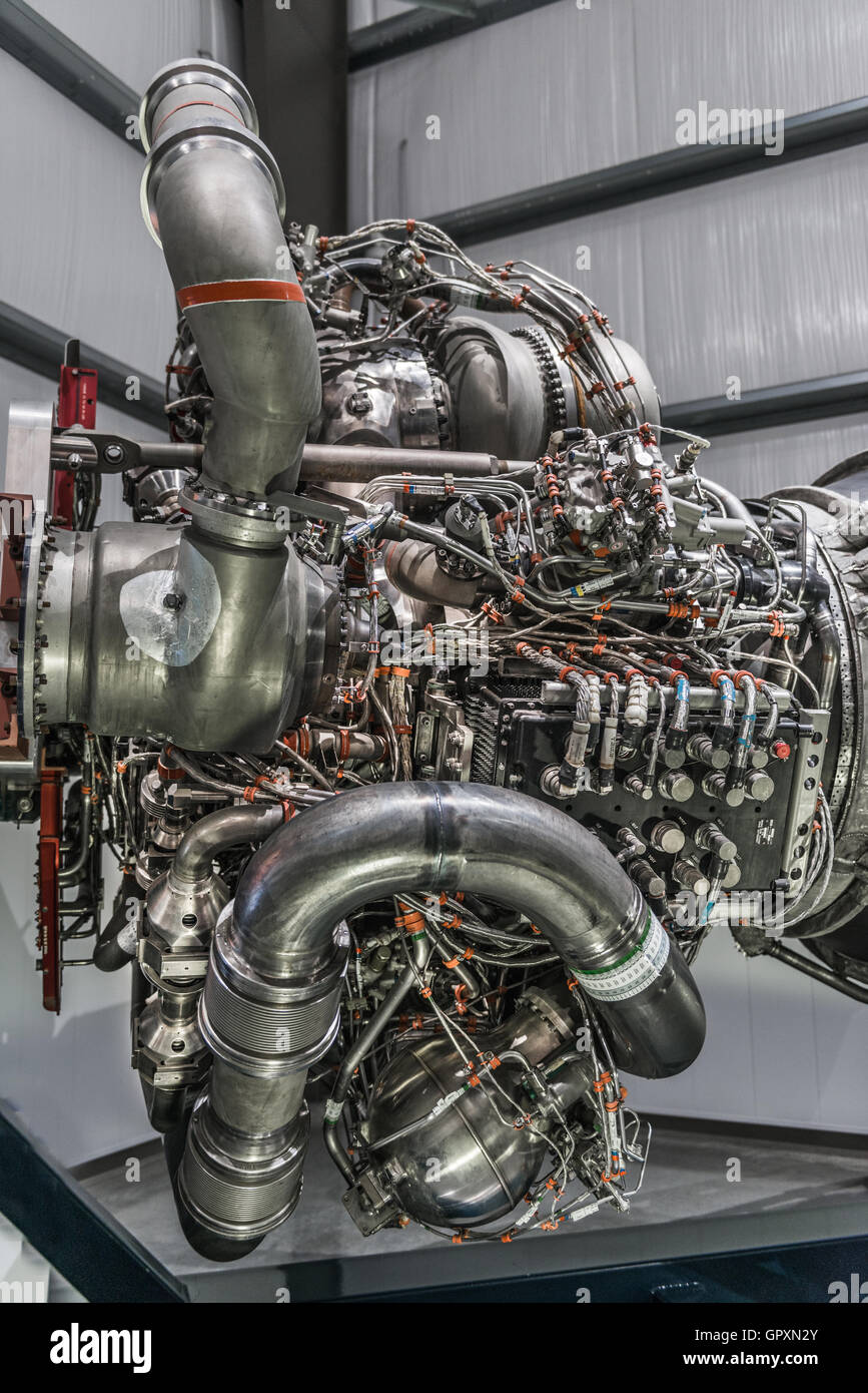 Motore a razzo esposti Foto Stock