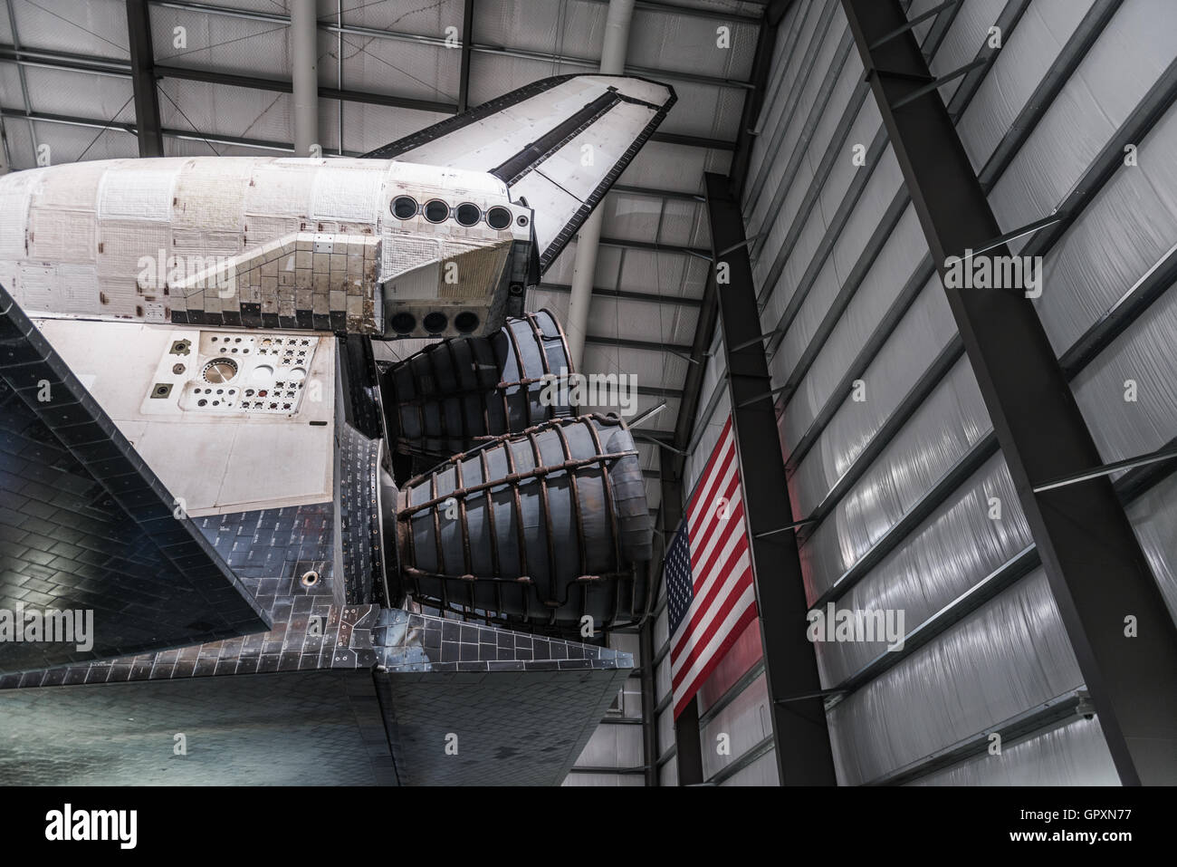 Motore a razzo esposti Foto Stock