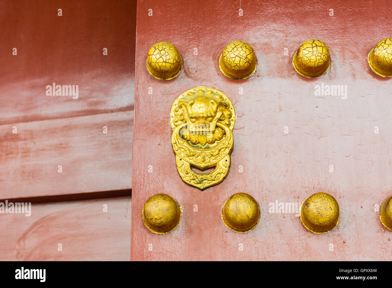 Cinese porta storica di palazzo reale Foto Stock