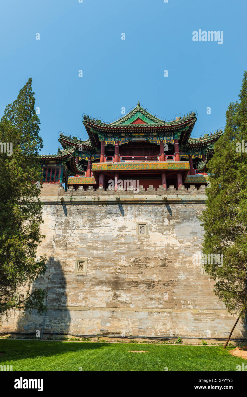 Estate Palazzo scena. Estate Palazzo situato a Pechino in Cina. È stato royal garden. Foto Stock