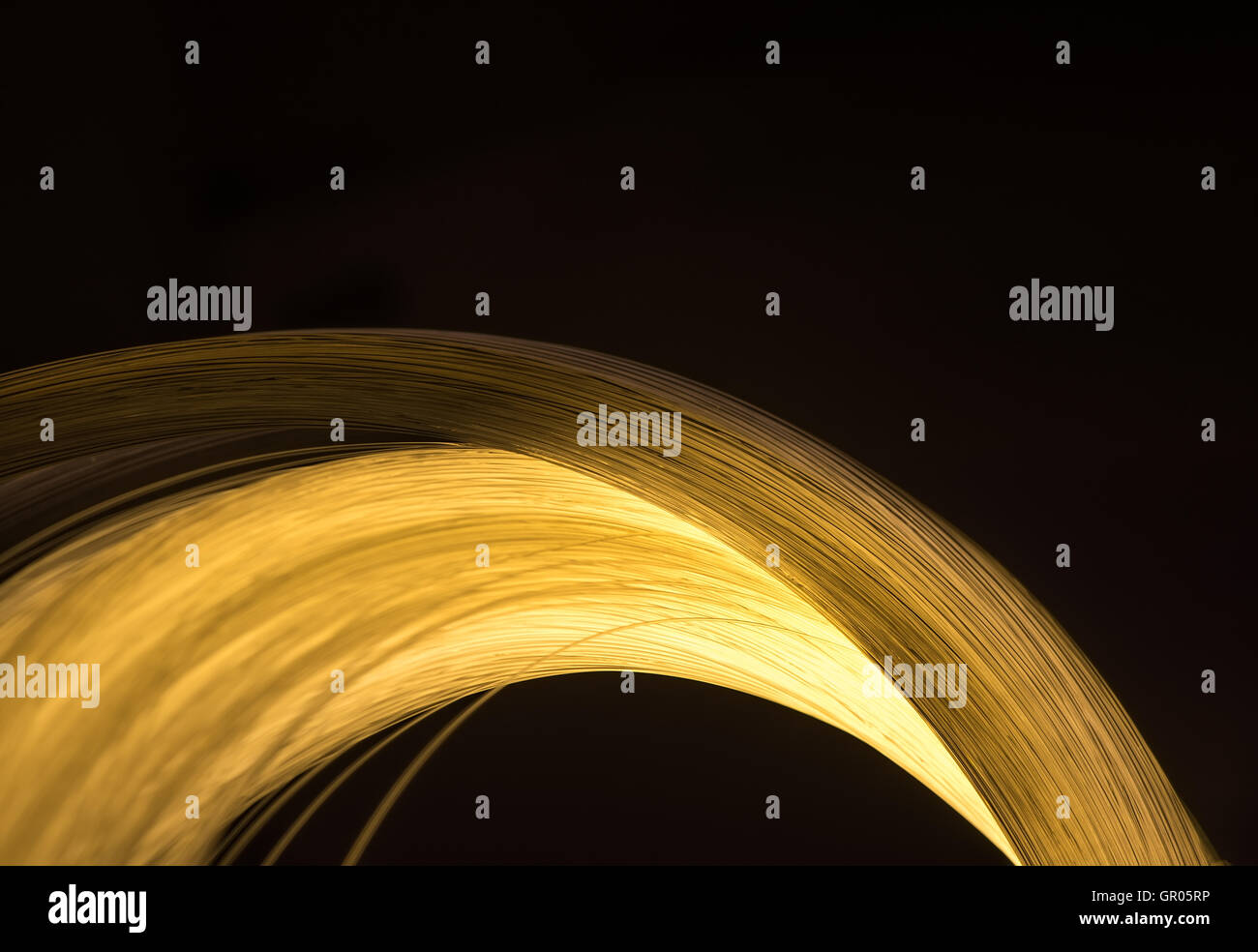 La tecnologia di Internet in fibra ottica sullo sfondo Foto Stock