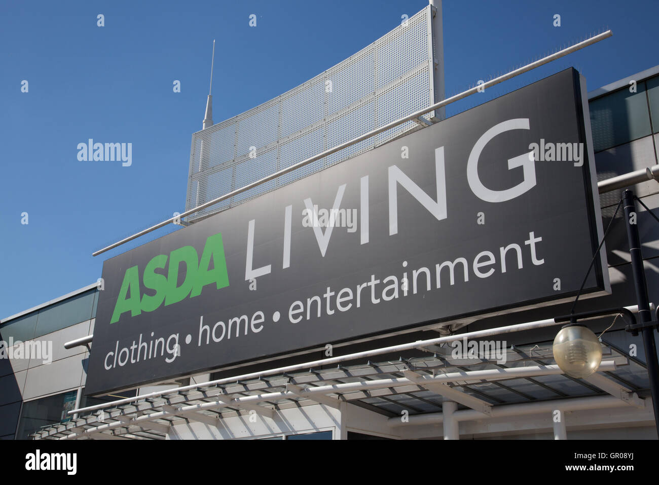 Asda living digital signage Foto Stock