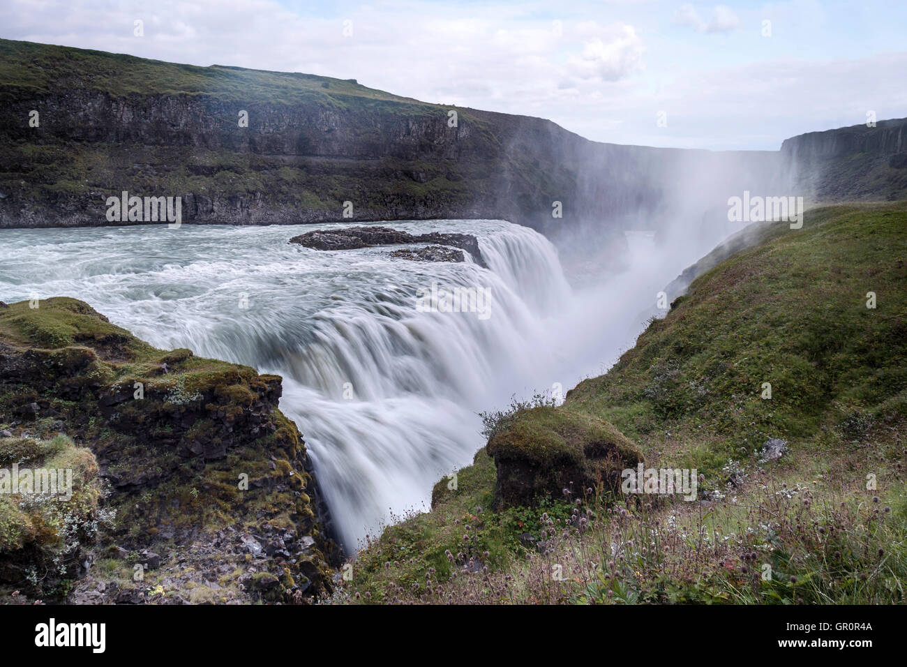 Gullfoss, Golden Circle, Islanda Foto Stock