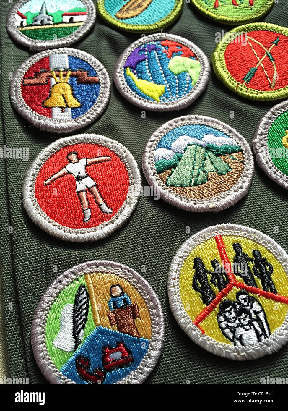 Badge di merito anta, Boy Scouts of America, STATI UNITI D'AMERICA Foto Stock