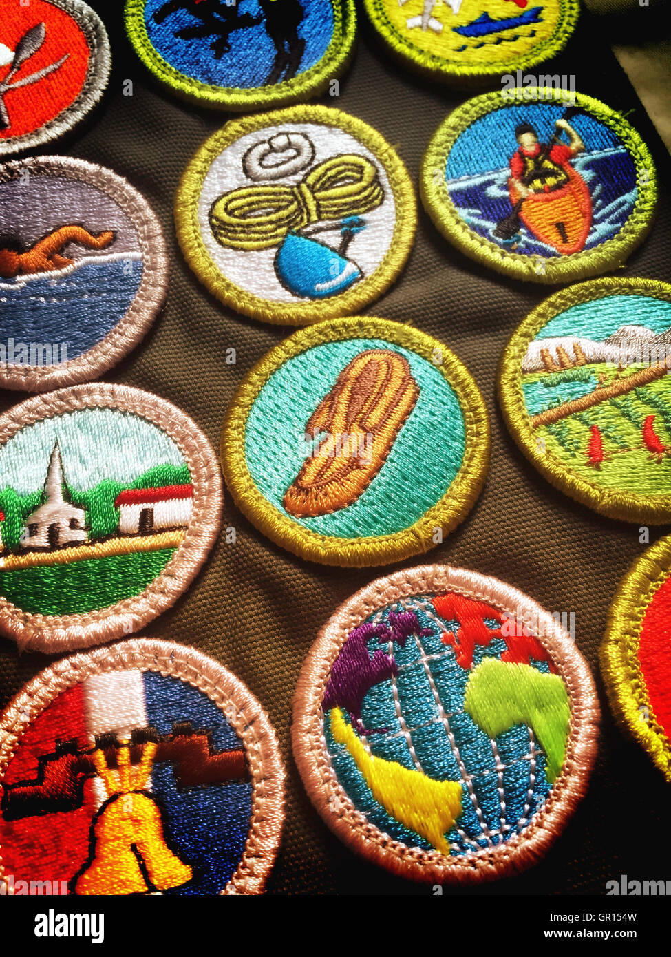Badge di merito anta, Boy Scouts of America, STATI UNITI D'AMERICA Foto Stock