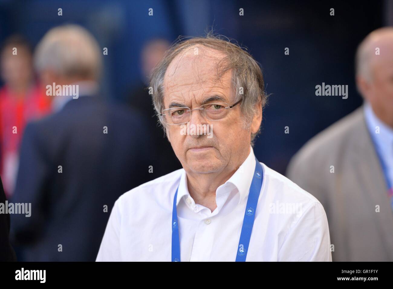 06.09.2016. Stade Michel d'Ornano, Caen, Francia. Euro 2017 U-21 qualifica. Francia contro l'Islanda. Noel Le Graet (Francia) Foto Stock