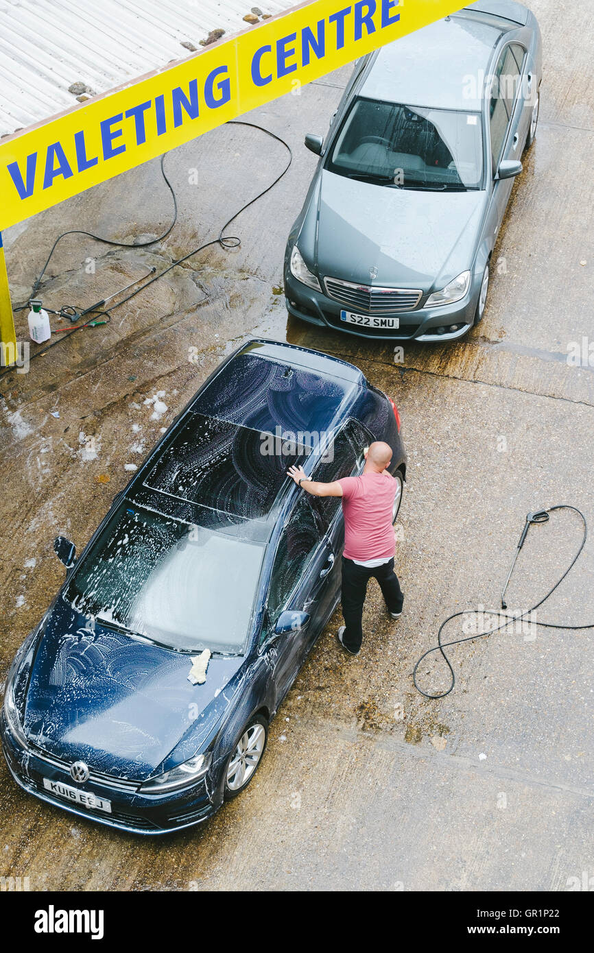 L autolavaggio Foto Stock