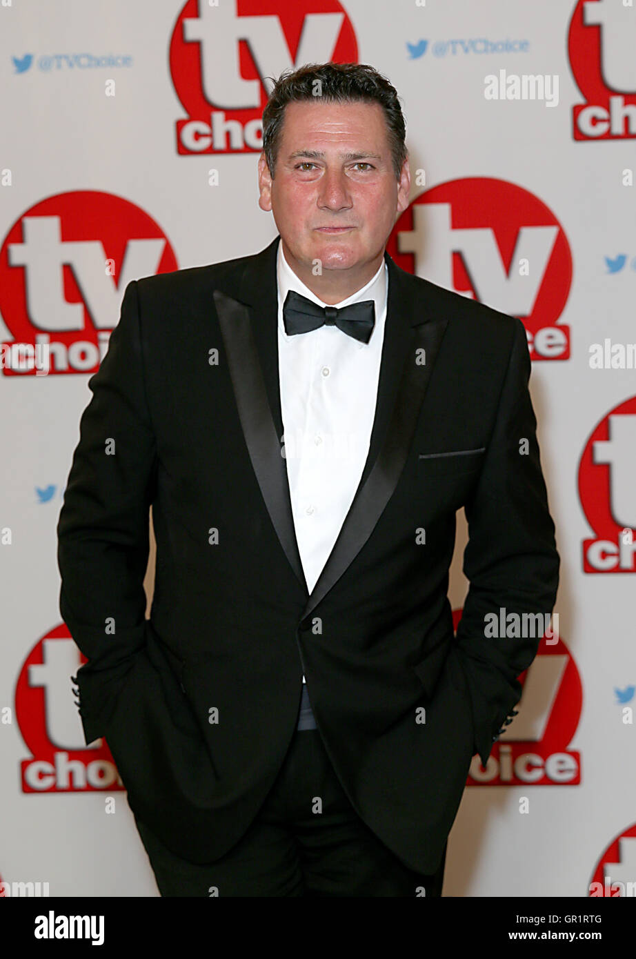 Tony Hadley arriva per la TV Choice Awards 2016 tenutosi presso il Dorchester Hotel di Park Lane a Londra. Stampa foto di associazione. Picture Data: lunedì 5 settembre 2016. Vedere PA storia SHOWBIZ TVChoice. Foto di credito dovrebbe leggere: Daniel Leal-Olivas/PA FILO Foto Stock