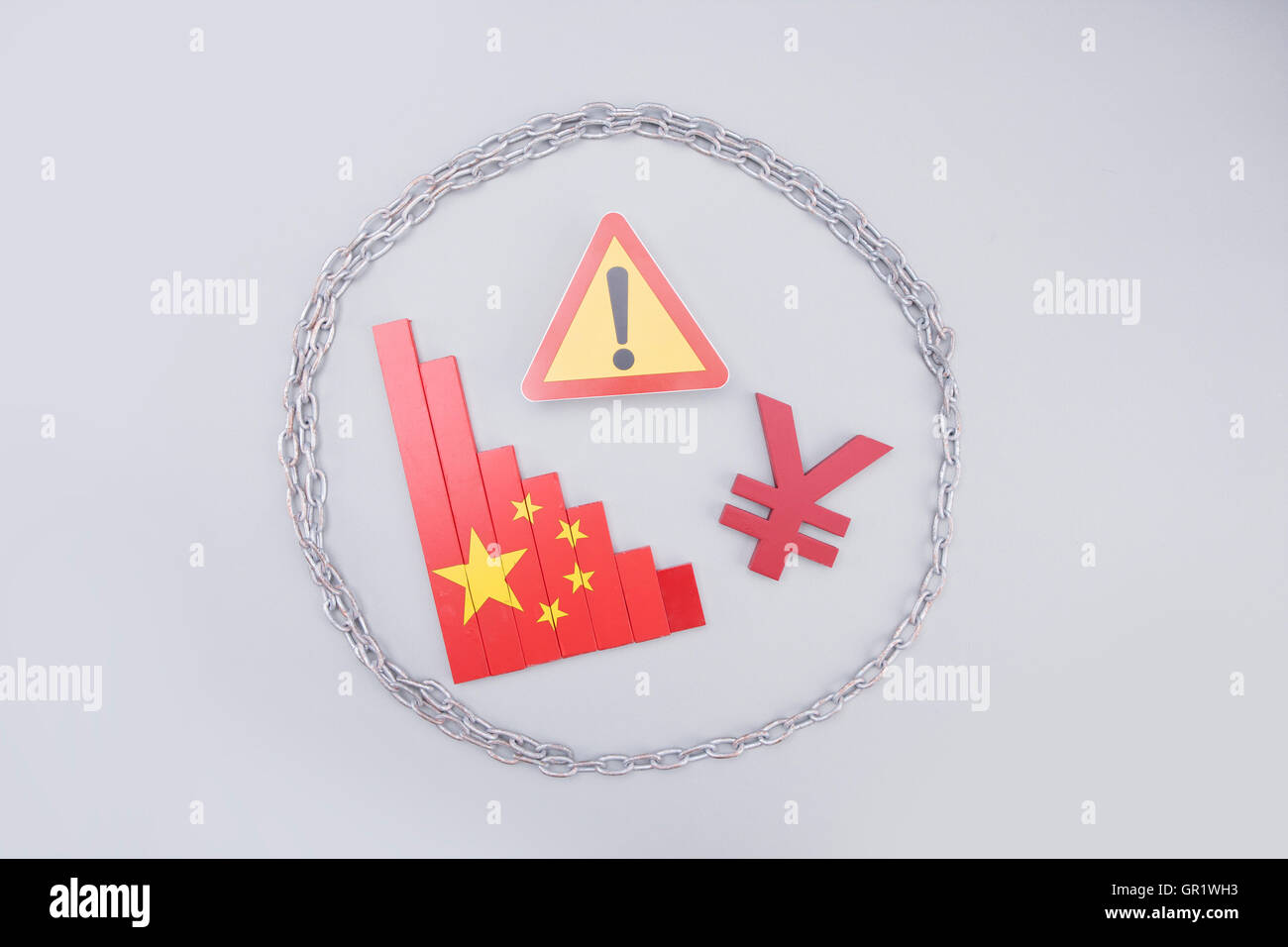 La depressione di global business in Cina Foto Stock
