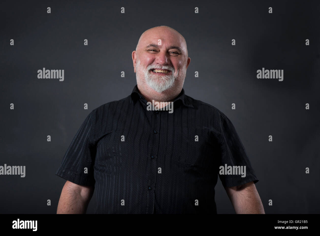 Inglese stand-up comedian, attore, autore e ex artista di registrazione Alexei Sayle. Foto Stock