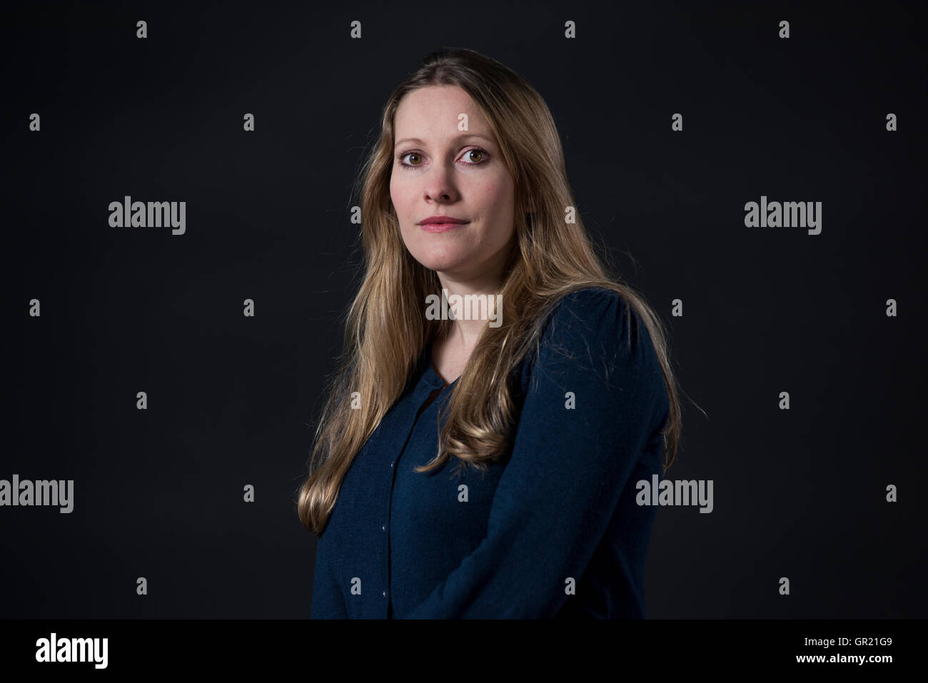 British scrittrice femminista Laura Bates. Foto Stock