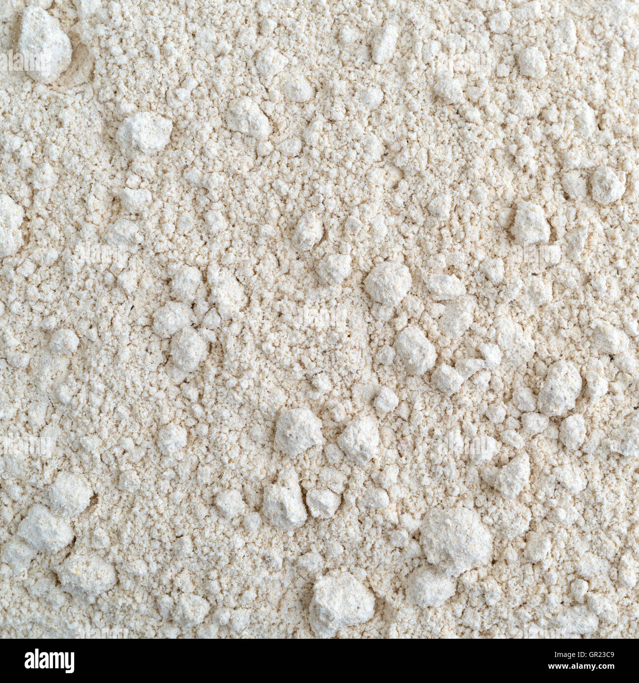 Molto vicino in vista di quinoa farina. Foto Stock