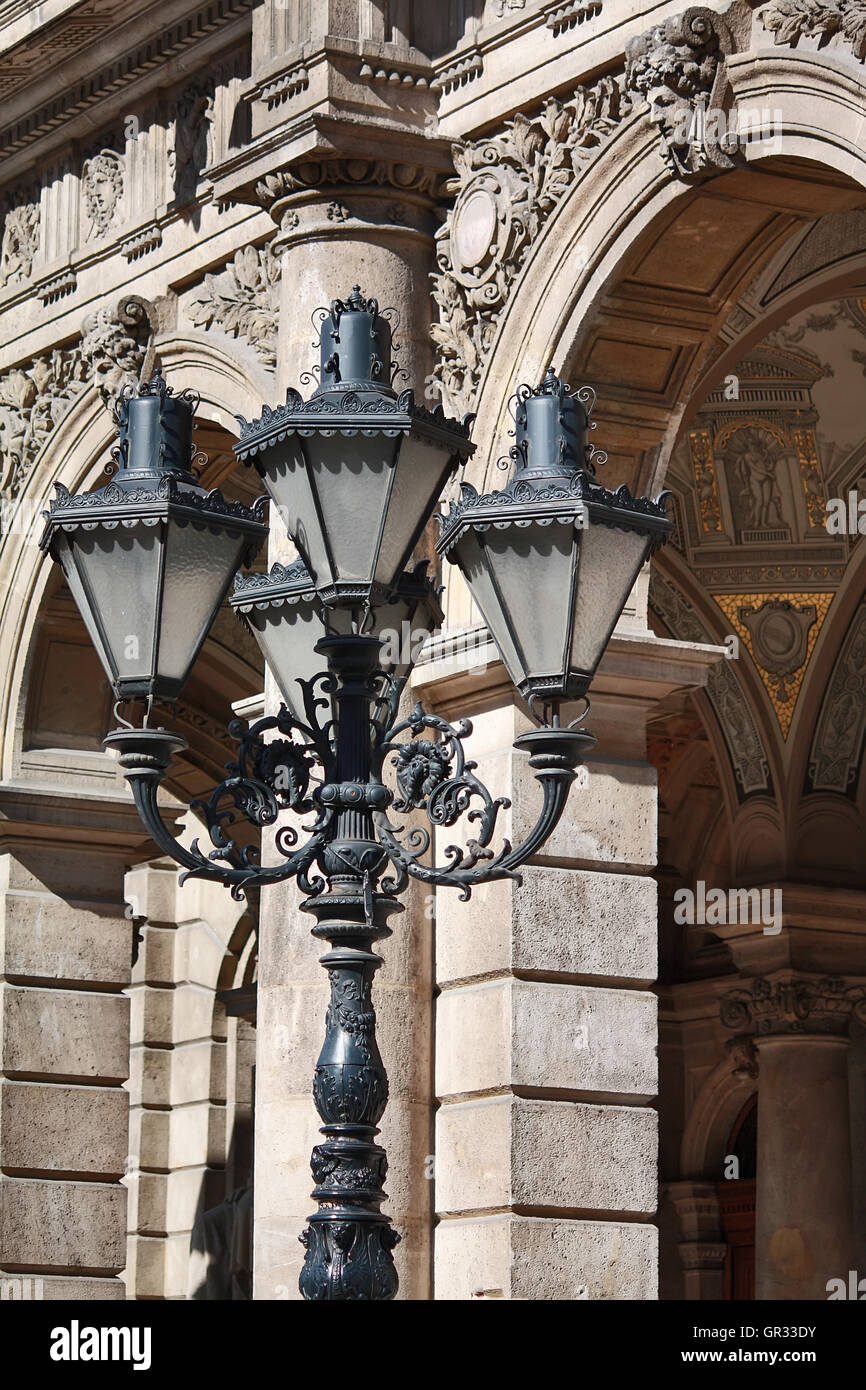 Dettaglio dal teatro dell'Opera di Budapest Foto Stock